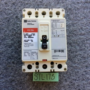 Cutler Hammer FD3015 15 Amp 600V 3 Pole Circuit Breaker Ship Same Day - Picture 1 of 10