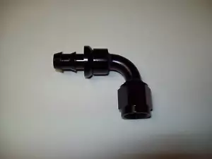 Goodridge 536-9006DBK -6AN 90 Deg. Swivel Hose End Blk - Picture 1 of 1