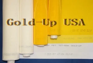 10 yards 255 mesh count screen printing mesh Yellow 63" width - Picture 1 of 1
