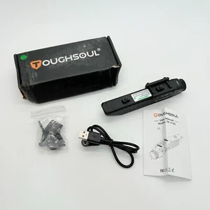 TOUGHSOUL Mlok Picatinny Tactical Flashlight Laser Sight Combo 1450 Lumens Black - Picture 1 of 5
