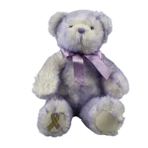 Build A Bear Nikki's Nikki Bear 2002 Purple Childhood Cancer Retired Plush - Picture 1 of 8