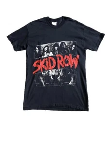 SKID ROW VTG 89 Concert T Shirt Size Medium Big Hair Bands Rock Sebastian Bock - Picture 1 of 8