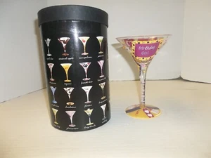 Lolita "Birthday Girl" Love My Martini pintado a mano 7 oz. Copa Martini - Imagen 1 de 3