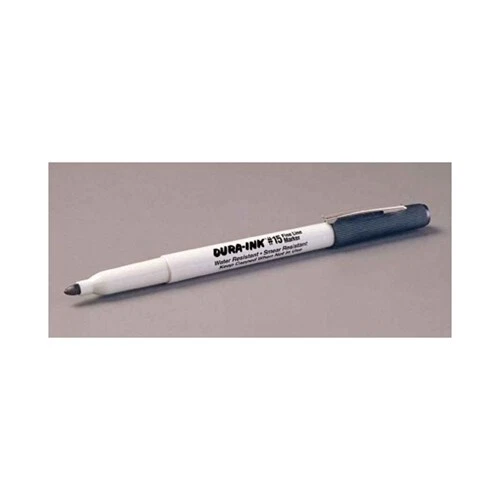Markall 96022 Low-Chloride Fine Pt Tip 15-Permanent Ink Dura-Ink Pen Marker, Red