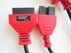 Autel Maxisys MS908 MS908P For MITSUBISHI HYUNDAI -12+16 Pin Male To OBD2 Cable - Picture 1 of 6