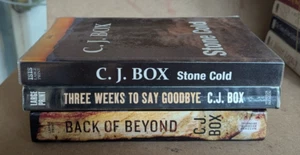 C.J. Box: Job lot collection of 3 LARGE PRINT adult fiction books - Picture 1 of 1