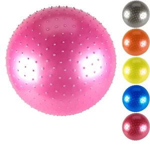 Palla Da Ginnastica Gonfiabile Yoga Pilates Fitness Gymball 65 Cm - Foto 1 di 6