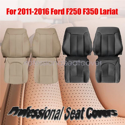 Cubierta de asiento inferior y superior de cuero PERF para conductor y pasajero para Ford F250 2011-2016 Foto 1 de 4