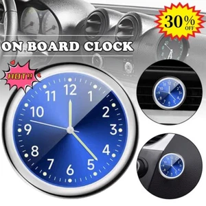 Universal Car Dash Clock Luminous Quartz Watch Ornament Car Mounted Metal Clocks - Picture 1 of 20