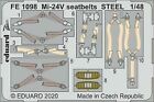 Eduard Accessories FE1098 - 1:48 Mi-24V Seatbelts Steel for Zvezda - New