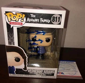 Lisa Loring Addams Family Original Actor #811 Signed Funko PSA RIP Jenna Ortega - Picture 1 of 2