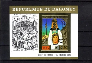 Dahomey Michelnummer Block 56 postfrisch (Fußball-WM 1974:14361) - Bild 1 von 1
