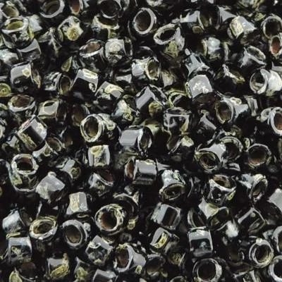 Cuentas Semilla Miyuki Delica Talla 11/0 Picasso Negro Ahumado 7,2 g DB2261 Foto 1 de 2