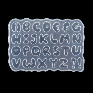 Alphabet Epoxy Mold Cartoon Alphabet Resin Silicone Molds Small Silicone Mould - Picture 1 of 7