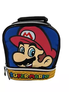 Nintendo - Super Mario - Caja de almuerzo de doble compartimento suave - aislada - Imagen 1 de 1