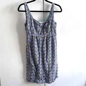 Boden Claire Day Dress Blue Sea Shells Sleeveless Cotton Women’s 2R small - Picture 1 of 5