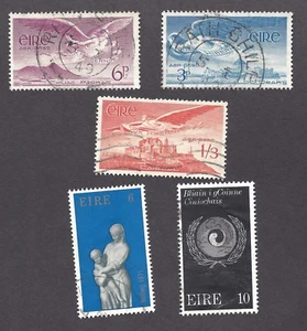 IRELAND - SCOTT'S # 311, 313, C02, C03 AND C06 USED - Picture 1 of 2