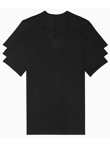 Calvin Klein Cotton Stretch Wicking V-neck 3 Pack - NB2799 - Picture 1 of 3