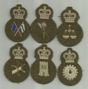 Canadian Army Battle Dress Era Group 3 Trades Badge Lot (6) - Picture 1 of 2