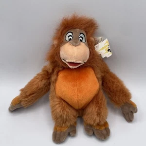 Disney World King Louie Plush Jungle Book Orangutan Monkey Beanie Chimp Vtg 10in - Picture 1 of 10