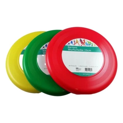 Frisbee en Plastique 23 cm Jouet pour Enfant Adulte Plage Couleur au Choix - Photo 1/4