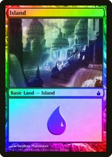 Island (291) FOIL Ravnica: City of Guilds HEAVILY PLD Basic Land CARD ABUGames