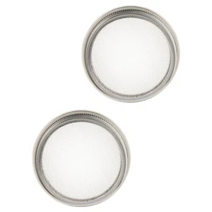 2 tapas de cubierta de brotes de acero inoxidable para frascos de conservas albañil de germinación - Imagen 1 de 12