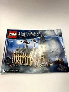Lego Harry Potter Hogwarts Great Hall Instruction Manual for Set 75954 - Picture 1 of 1