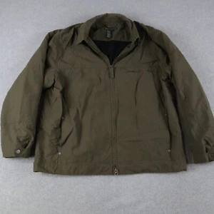 Royal Robbins Jacket Mens Large Full Zip Outdoor Travel Brown Long Sleeve - Picture 1 of 5