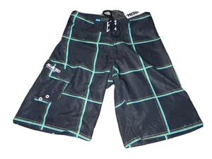 BILLABONG PLATINUM MENS 28 BLACK MULTI BOARD SHORTS PX:4 HYDROSTRETCH NWT - Picture 1 of 2
