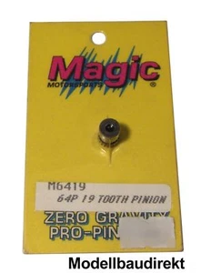 Motorritzel 19 Zähne Modul 64 Pitch für Welle mit 3,2 mm Ritzel M6419 NEU & OVP - Bild 1 von 1