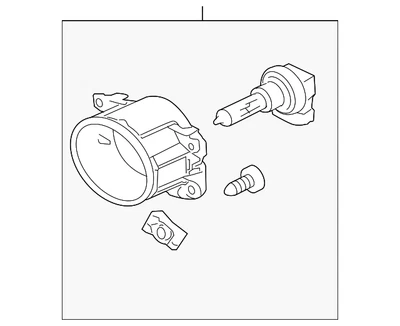 Conjunto de faros antiniebla originales Mitsubishi 8321A080 Foto 1 de 2