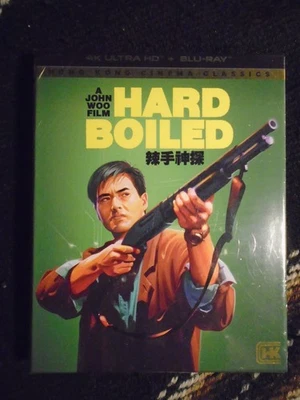 HARD BOILED 4K ultra Blu-ray 2025 Chow Yun-Fat John Woo HONG KONG action new OOP - Image 1 of 4