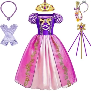 KALAOK Prinzessin Kleid für Mädchen Halloween Kostüm süß und beliebt Einteiler 854 - Bild 1 von 7