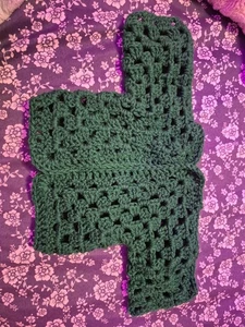 Crocheted Granny Square Cardigan Handmade Baby Size. Look At Photos For Sizes. - Picture 1 of 5