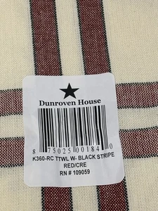 3 Neu mit Etikett Dunroven House Geschirrtücher 100 % Baumwolle Bordüre ca. 20 x 28 Zoll - Bild 1 von 5
