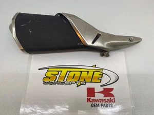 2022 Kawasaki Z900 OEM Exhaust Muffler Silencer Slip On with Heat Shield - Picture 1 of 13