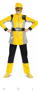 Disguise Power Rangers Yellow Ranger Beast Morpher Deluxe Childs Costume B0884 - Picture 1 of 5