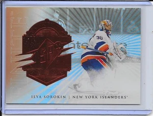 2024-25 Upper Deck SPx Ilya Sorokin Finite Bronze # F-17 #d/599 - Imagen 1 de 2