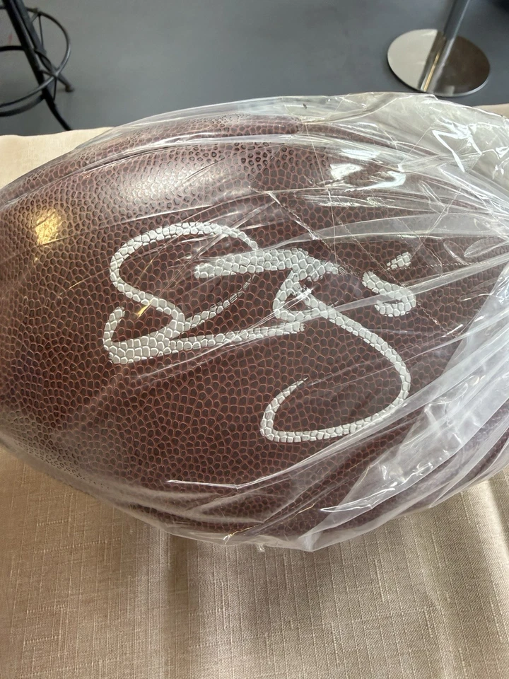 Футбольный мяч Schwartz Sports с автографом Донована Макнабба Wilson Limited сертификат подлинности - Изображение 1 из 4