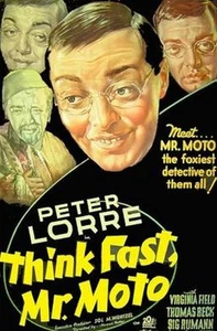 Think Fast, Mr. Moto Public Domain DVD, 1937 Peter Lorre - Picture 1 of 3