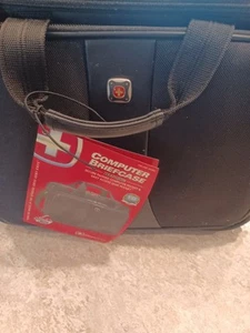 Sacoche d'ordinateur portable Wenger armée suisse Swiss Gear mallette étui de transport noir - Photo 1/13