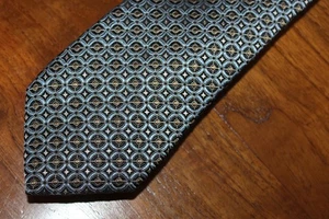 CORBATA HOMBRE DANIEL CREMIEUX COLECCIÓN FIRMA 100% SEDA JACQUARD GEOMÉTRICA - Imagen 1 de 4