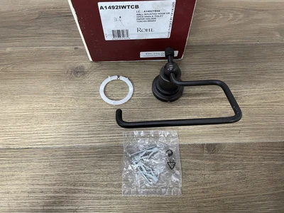 Soporte de papel higiénico Rohl A1492IWTCB Campo montado en la pared Euro - LEER - Foto 1 de 2