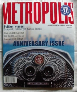 METROPOLIS MAGAZINE 2001 Architecture Culture Design Chicago New York - Picture 1 of 1