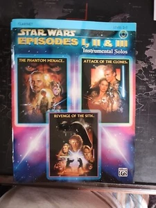 CLARINET. LEVEL 2-3. Star Wars Episodes I, II and III Instrumental Solos. CD - Picture 1 of 2