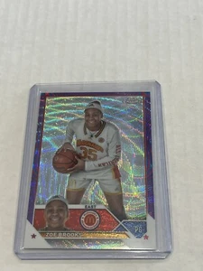 2023 Topps Chrome McDonalds All American Zoe Brooks RC Fuchsia Blue Swirl /125 - Picture 1 of 2