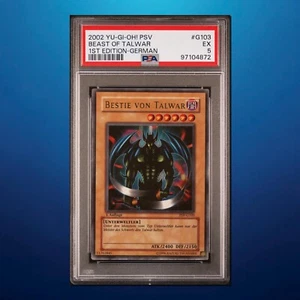 Yu-Gi-Oh 2002! PSV-G103 Bestia di Talwar - 1° Edizione - PSA 5 - Foto 1 di 5