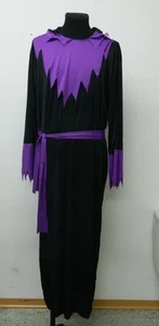 Costume Halloween Carnevale DARK TERROR adulti Taglia unica Nero e Viola C127 - Foto 1 di 1