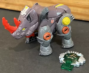 2005 Cybertron Transformer Scout Class Backstop with key Hasbro, Rhino, Robot - Picture 1 of 10